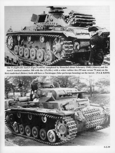 Panzer Tracts No.3-2: Pz.Kpfw.III Ausf.E, F, G and H