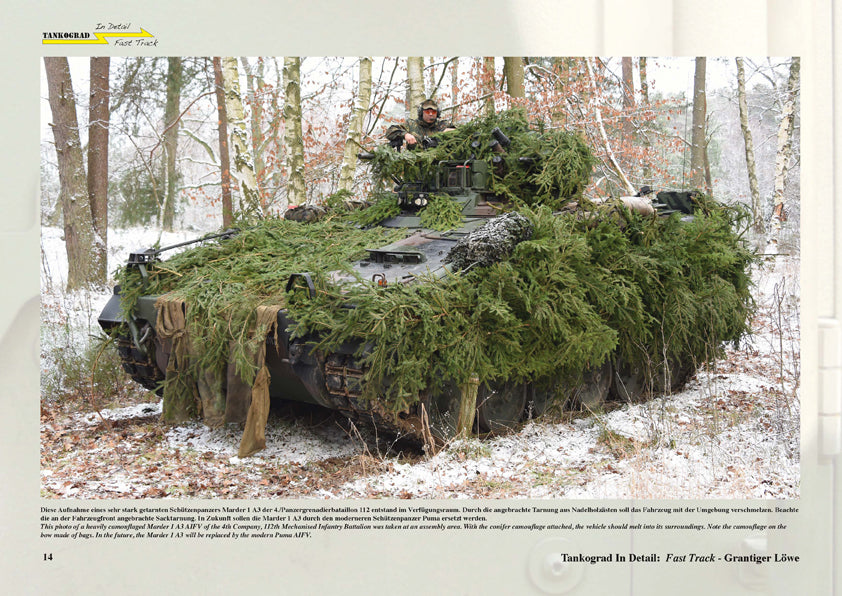 Tankograd In Detail : Fast Track 13  Grantiger Löwe German Camouflage - Markings - Soldiers
