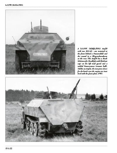 Panzer Tracts No.15-1: leichter Schützenpanzerwagen (Sd.Kfz.250) Ausf.A & B