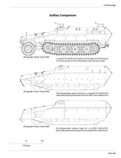 Panzer Tracts No.15-2: mittlerer Schützenpanzerwagen (Sd.Kfz.251) Ausf.A, B &amp; C