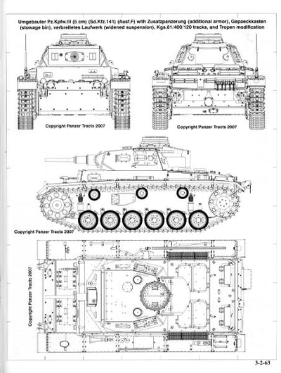 Panzertrakte Nr. 3-2: Pz.Kpfw.III Ausf.E, F, G und H 