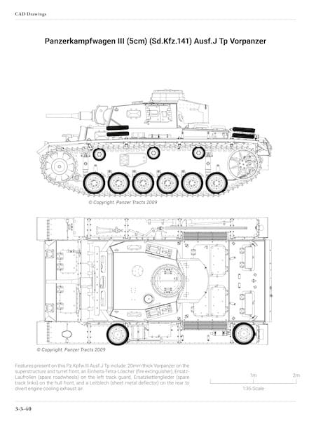 Panzer Tracts No. 3-3: Panzerkampfwagen III Ausf.J, L, M & N