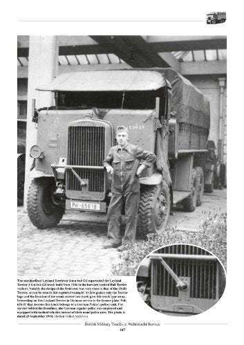 British Military Trucks In Wehrmacht Service  OUT OF PRINT