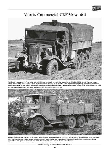 British Military Trucks In Wehrmacht Service  OUT OF PRINT