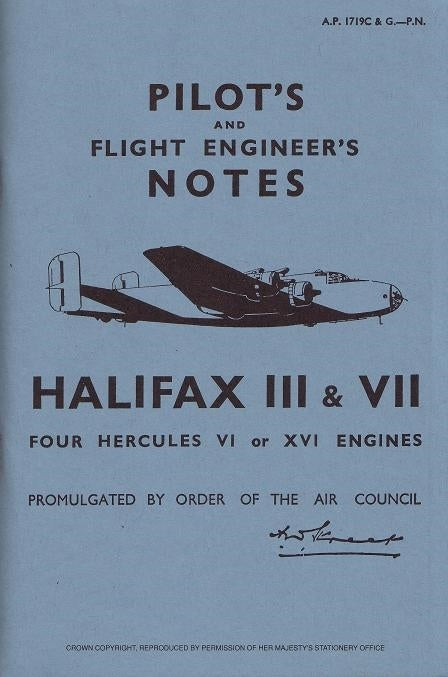 Halifax III & VII Pilot's Notes