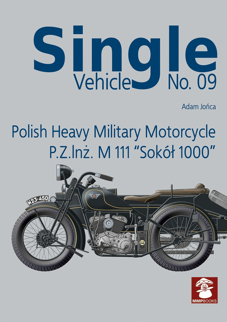 Polnisches schweres Militärmotorrad PZIN?. M 111 „Sokól 1000“ 