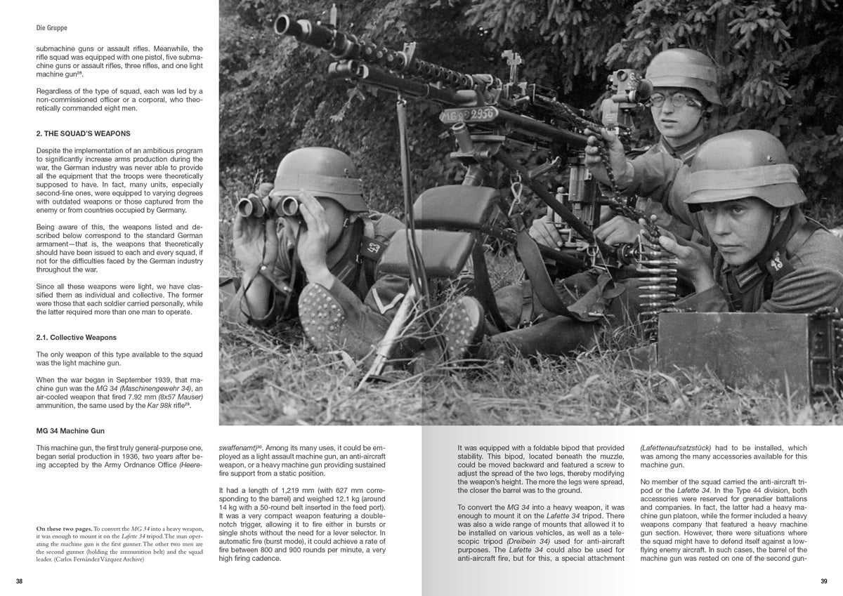 DIE GRUPPE: Weapons and Equipment of The German Infantry Squad (1939 – 1945)