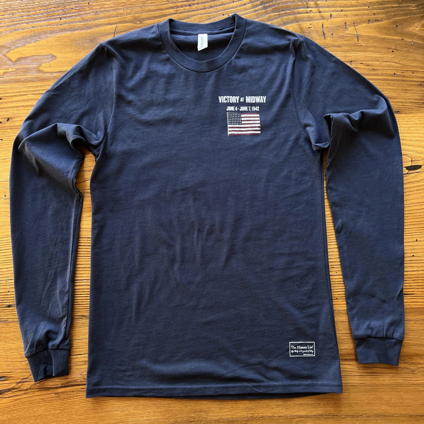 "Victory at Midway"  Made in America Long-sleeved Shirt