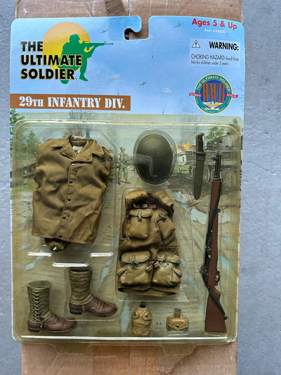 1/6th scale Uniform and Equipment set: WWII 29th Infantry Division, (2003 production)