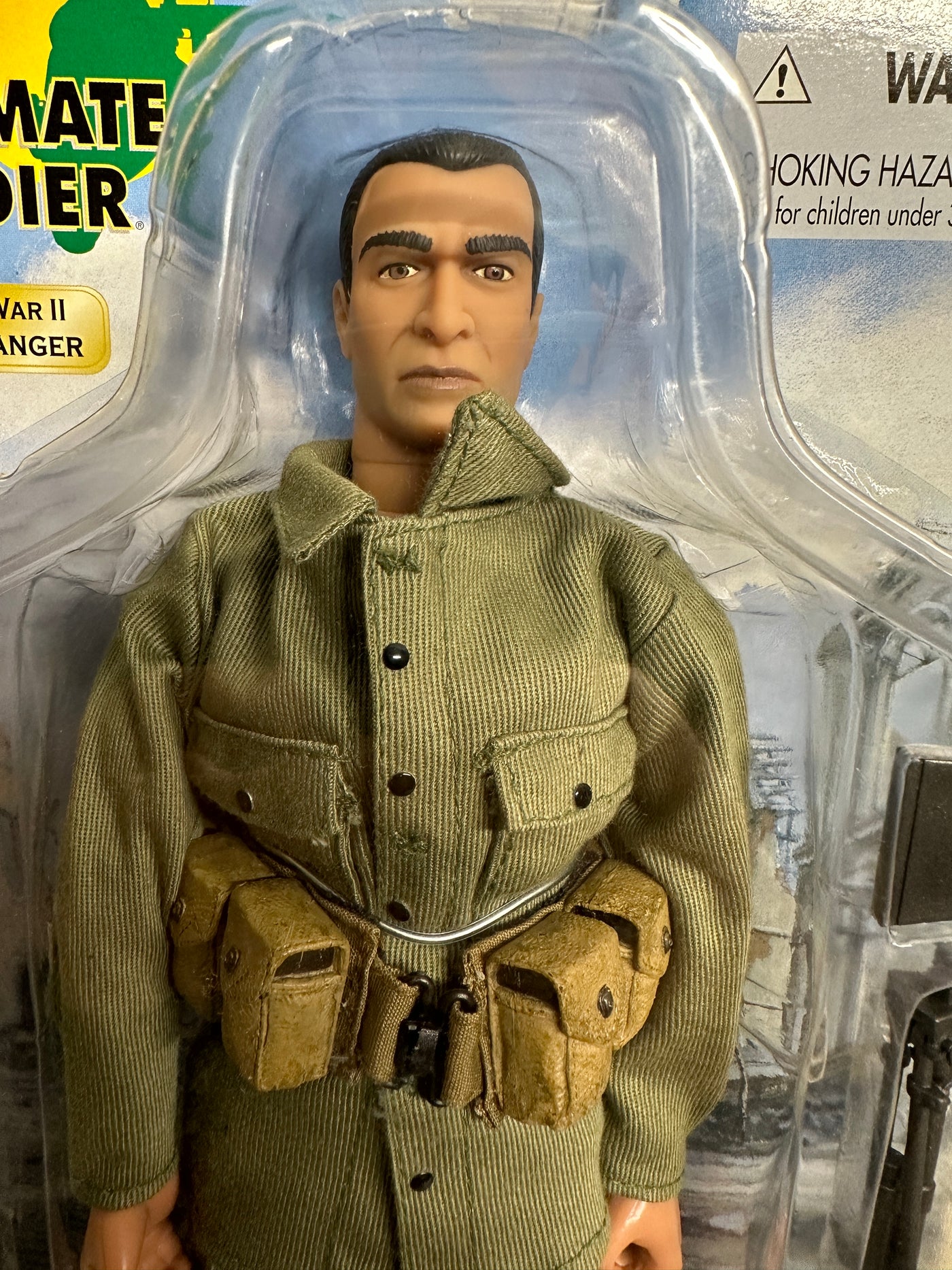 1/6th scale Figure: WW II Army Ranger with B.A.R.  (ONE FULL CARTON, 12 pcs.)