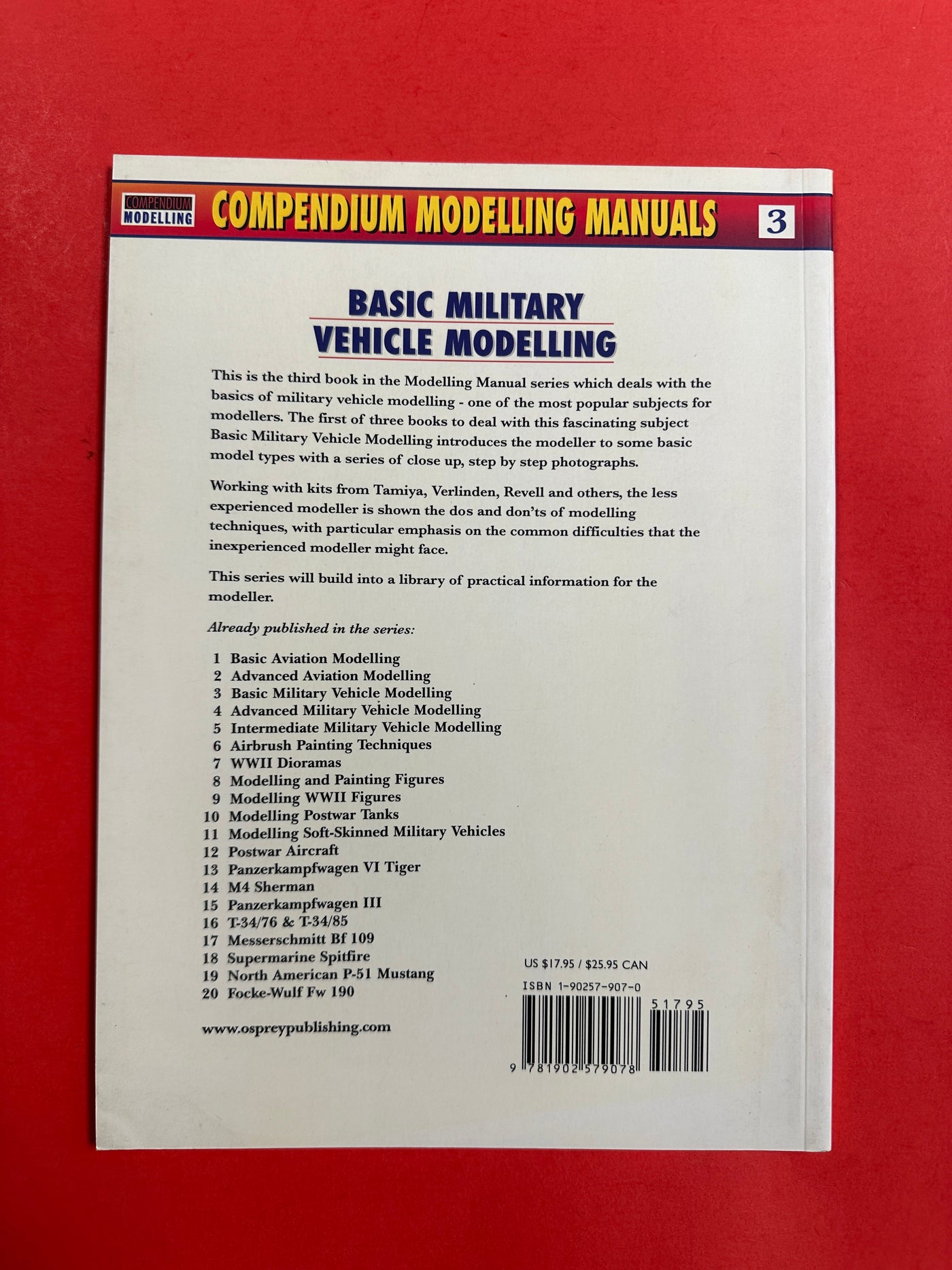 Basic Military Vehicle Modelling  (OUT OF PRINT)