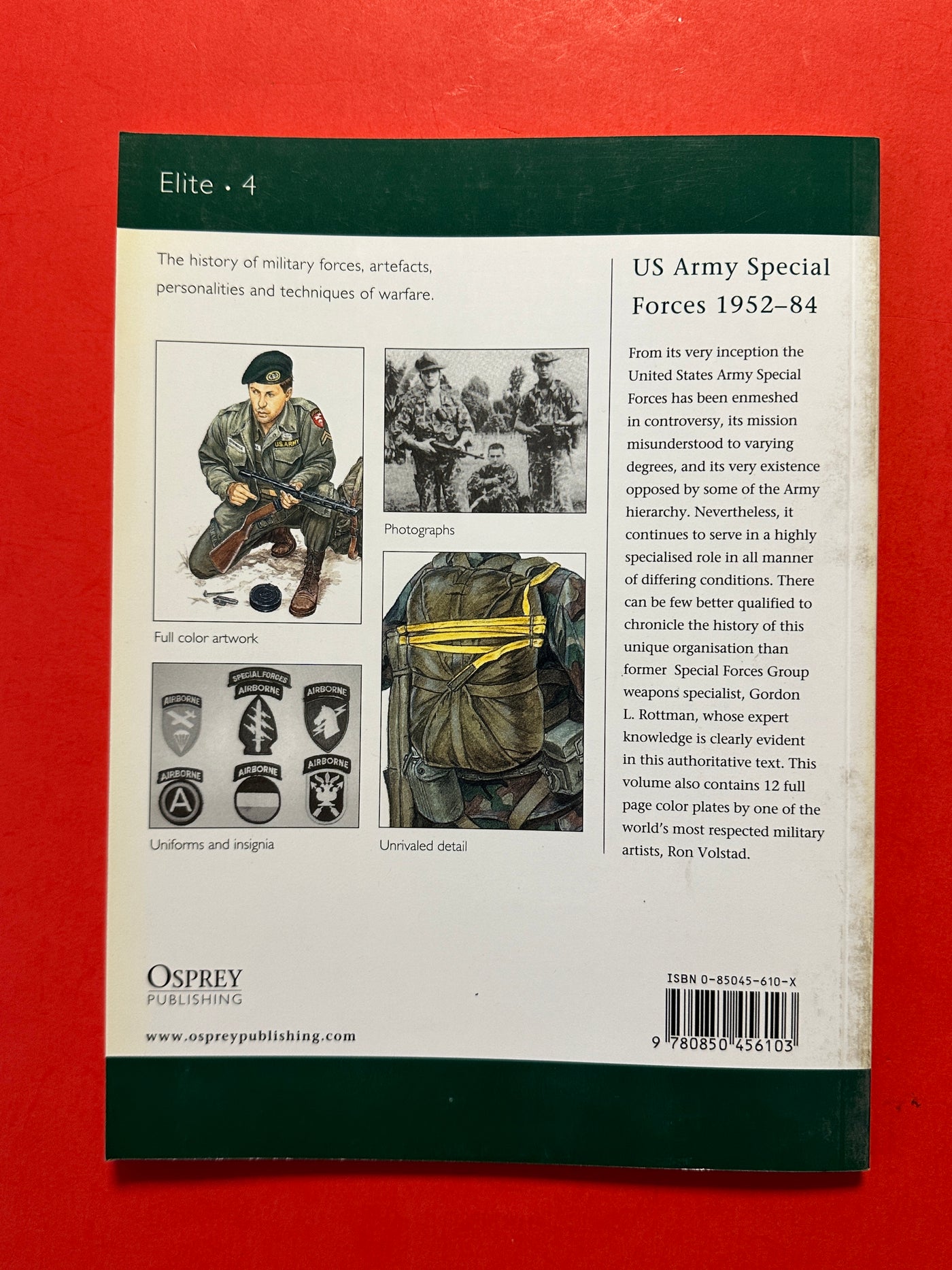 US Army Special Forces 1952–84 (OUT OF PRINT)