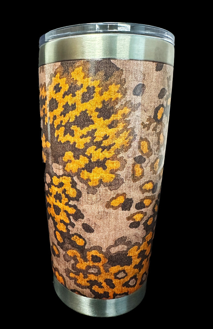 CAMO CUP No. 2 WWII German Camouflage Pattern: Oak Leaf Type A, autumn colors