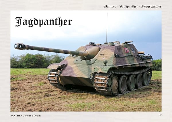 Panther Colours & Details: Panther G – Jagdpanther – Bergepanther