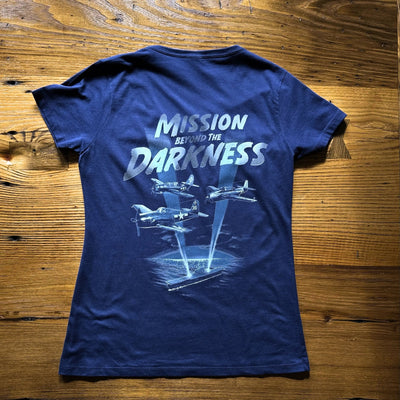 "The Great Marianas Turkey Shoot "Mission Beyond the Darkness" Women's v-neck shirt