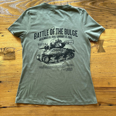 The Battle of the Bulge Women's v-neck shirt