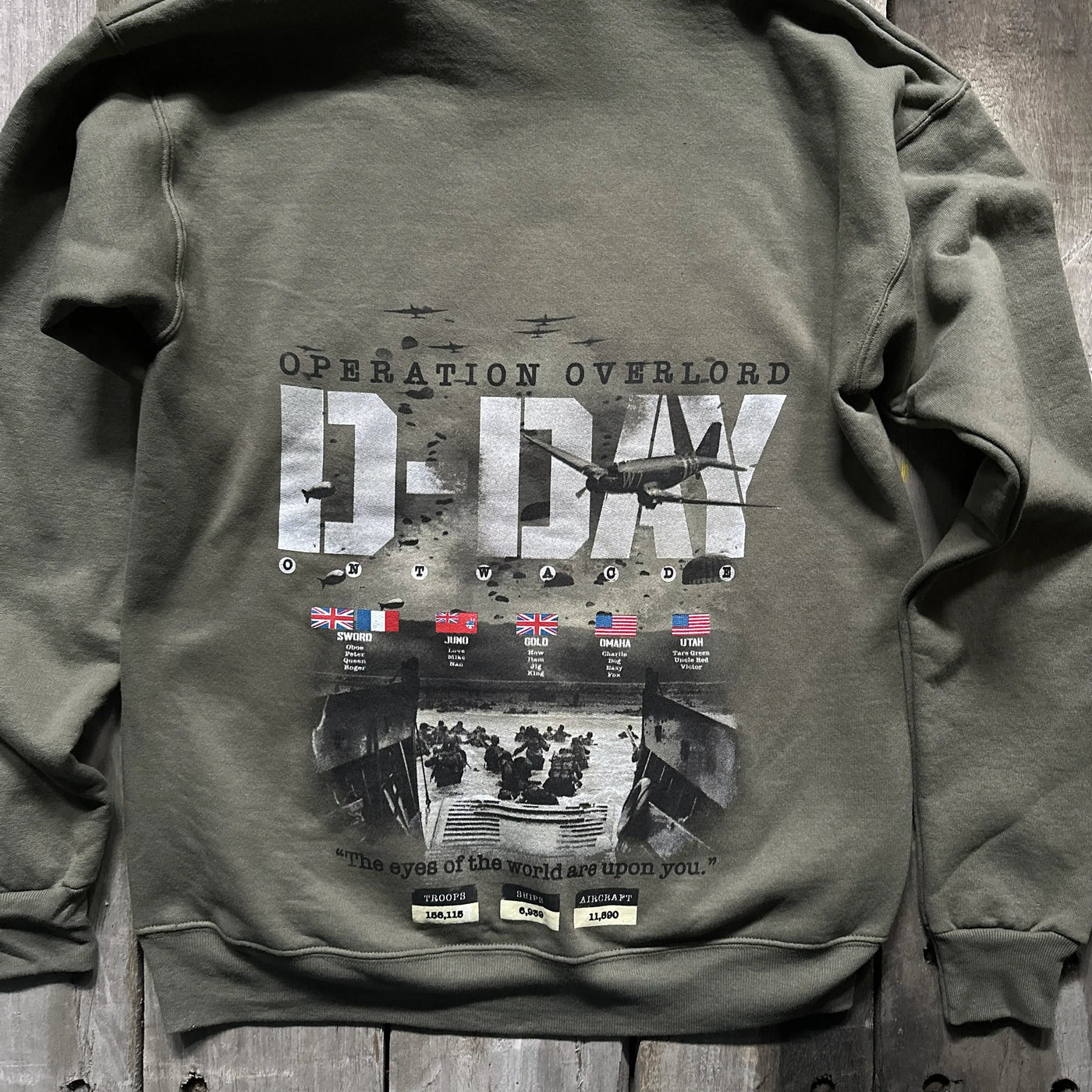 D-Day Operation Overlord Hooded sweatshirt