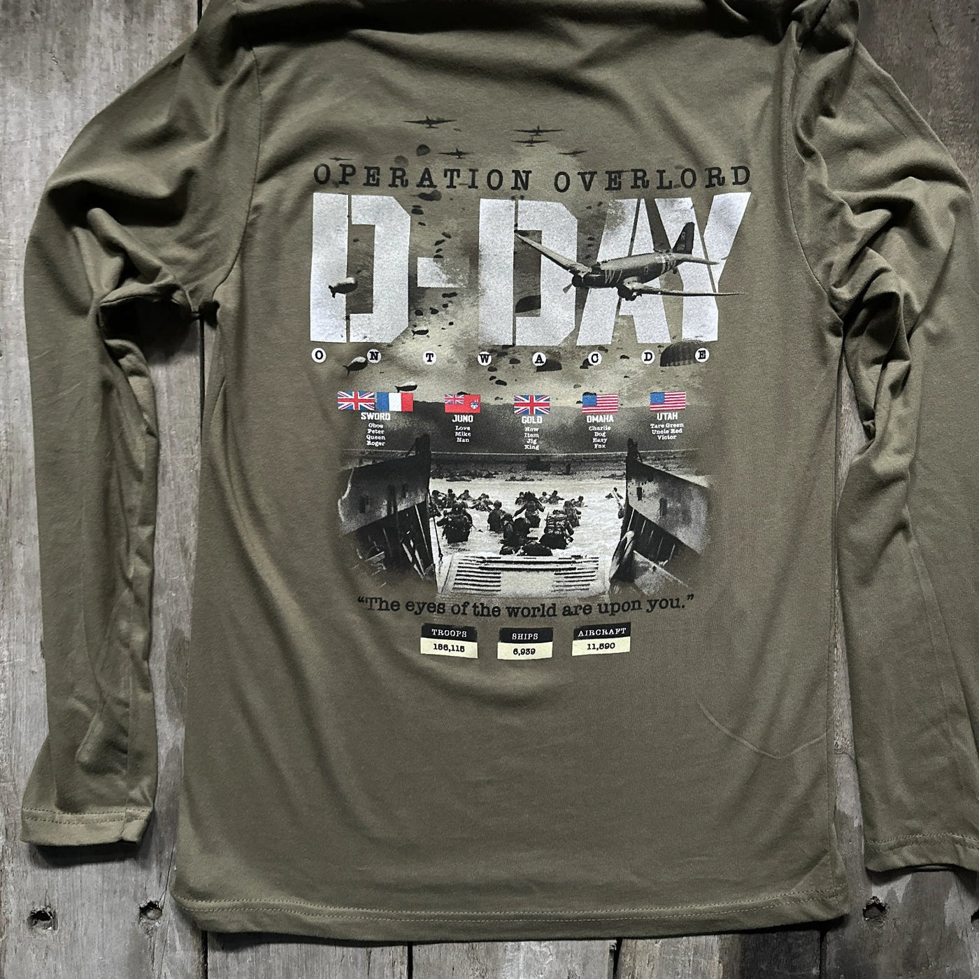 D-Day Operation Overlord Long-sleeved shirt