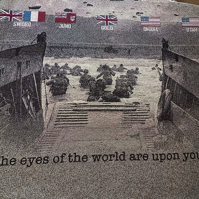 D-Day Operation Overlord Woven Blanket — Made in America