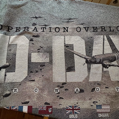 D-Day Operation Overlord Woven Blanket — Made in America