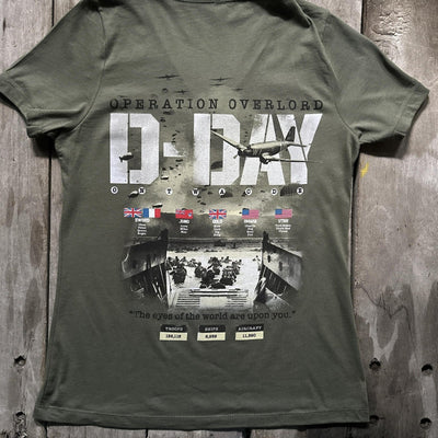 D-Day Operation Overlord Women's v-neck shirt