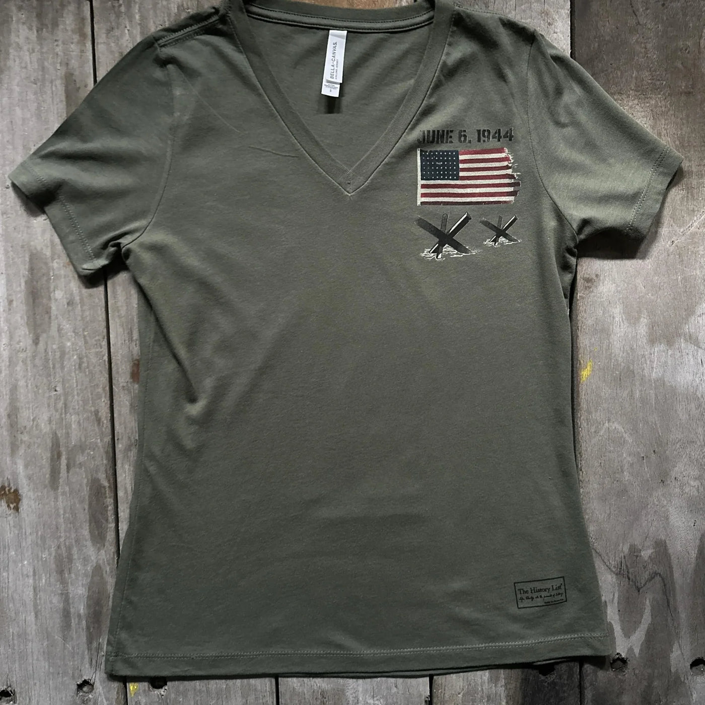 D-Day Operation Overlord Women's v-neck shirt