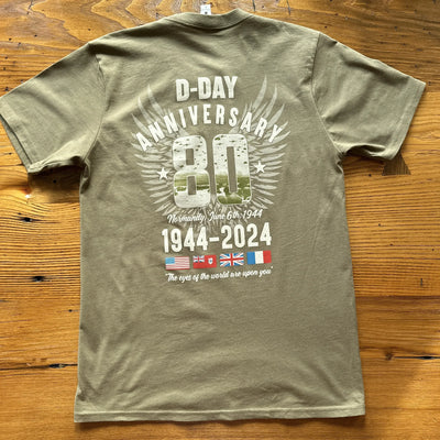 D-Day 80th Anniversary Made in America Shirt