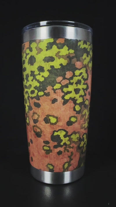 CAMO CUP No. 1 WWII German Camouflage Pattern: Oak Leaf Type A, summer colors