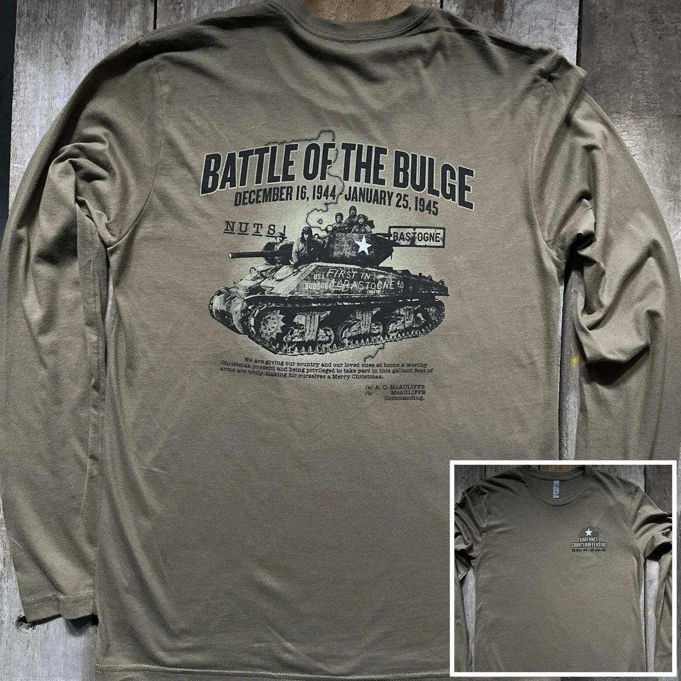 The Battle of the Bulge Long-sleeved shirt