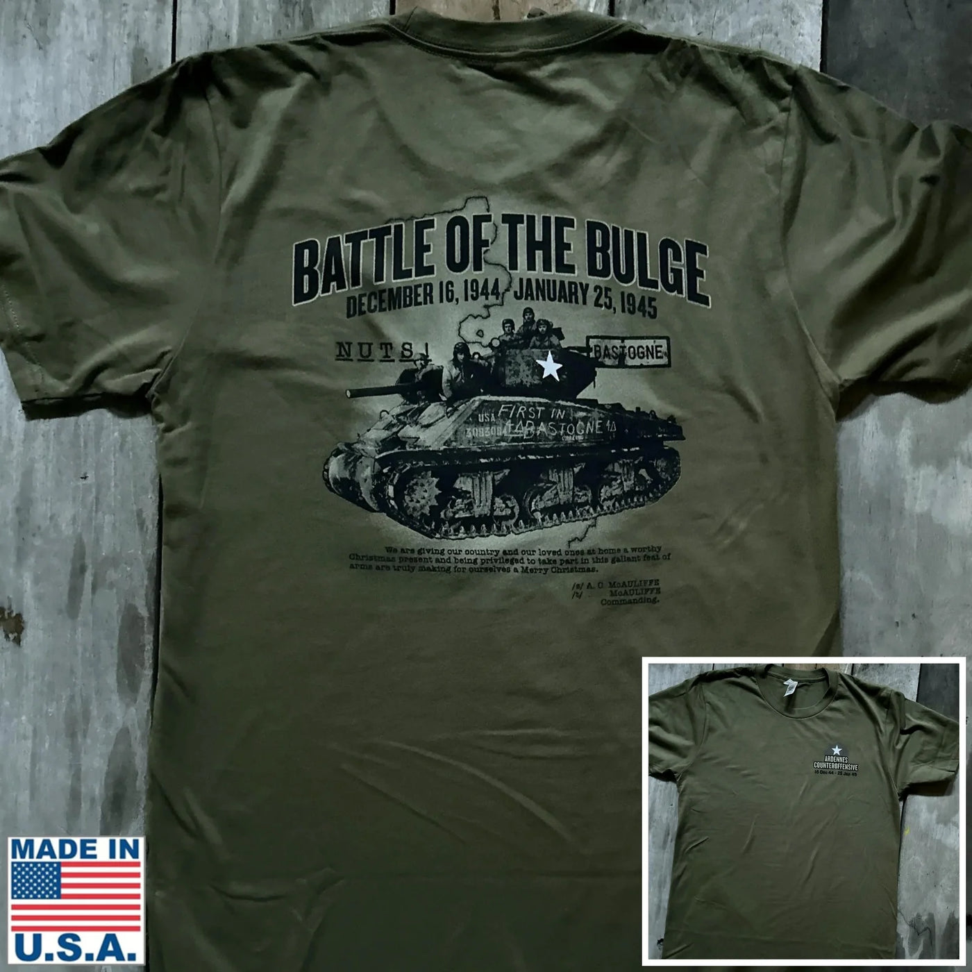 The Battle of the Bulge Made in America Shirt