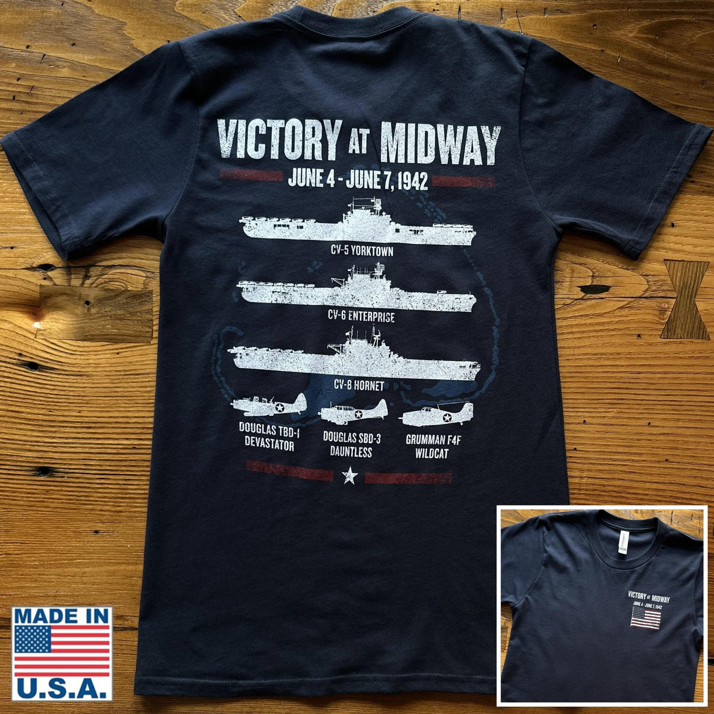 "Victory at Midway" Made in America Shirt