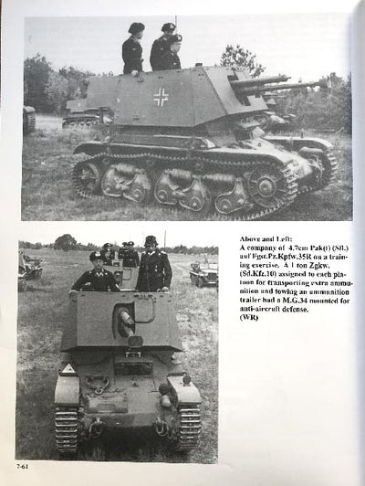 Panzer Tracts No.7-1: Panzerjäger (3.7cm Tak to Pz.Sfl.Ic)
