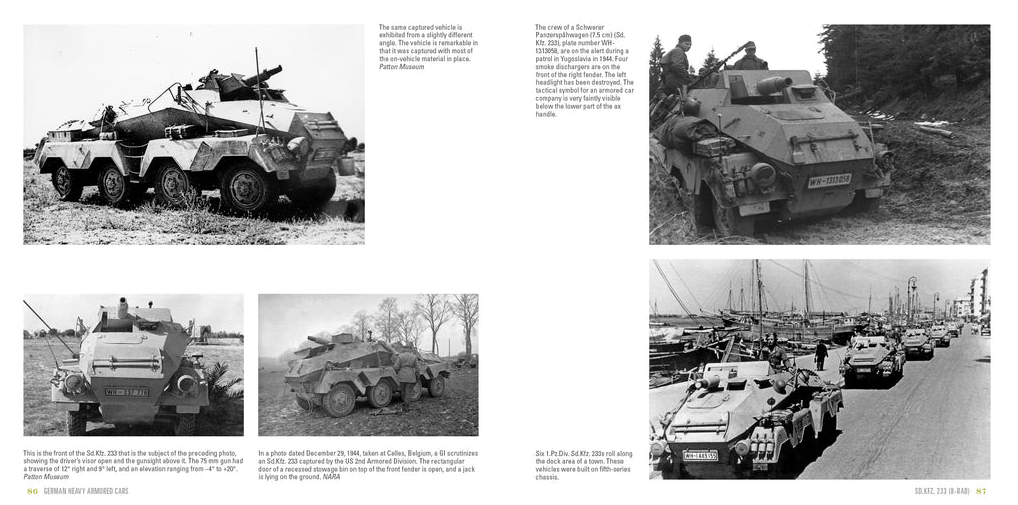 German Heavy Armored Cars : Sd.Kfz. 231, 232, 233, 263, and 234 in World War II