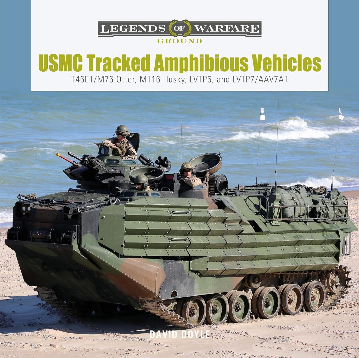 USMC Tracked Amphibious Vehicles: T46E1/M76 OTTER, M116 HUSKY, LVTP5 ...