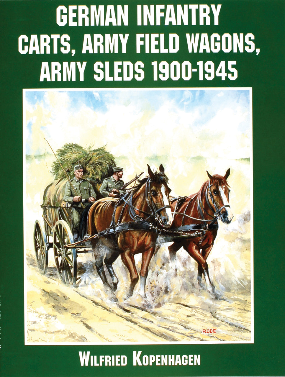 German Infantry Carts, Army Field Wagons, Army Sleds 1900-1945