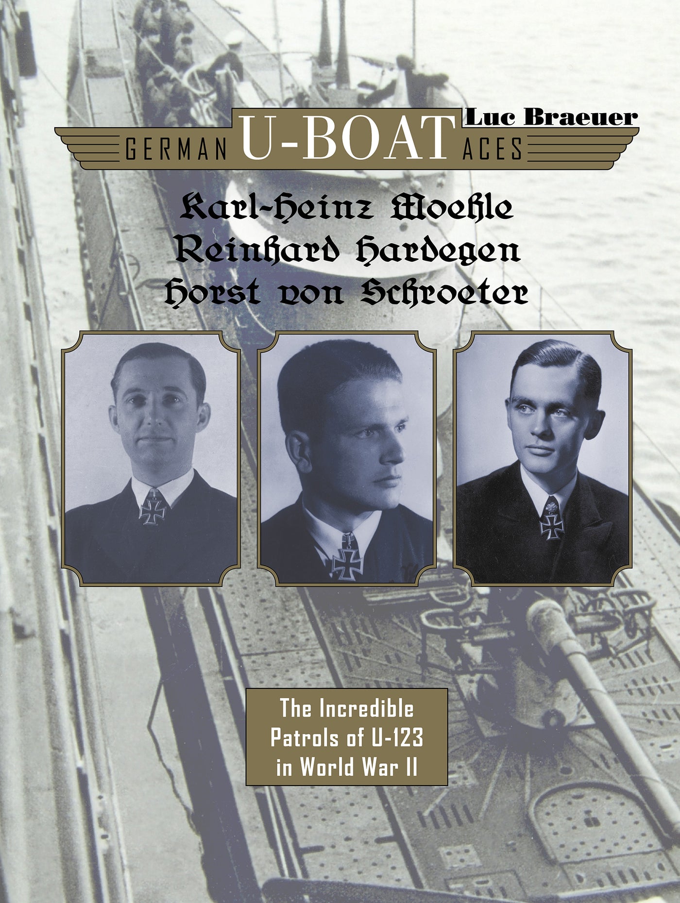 Die deutschen U-Boot-Asse Karl-Heinz Möhle, Reinhard Hardegen und Horst von Schroeter 