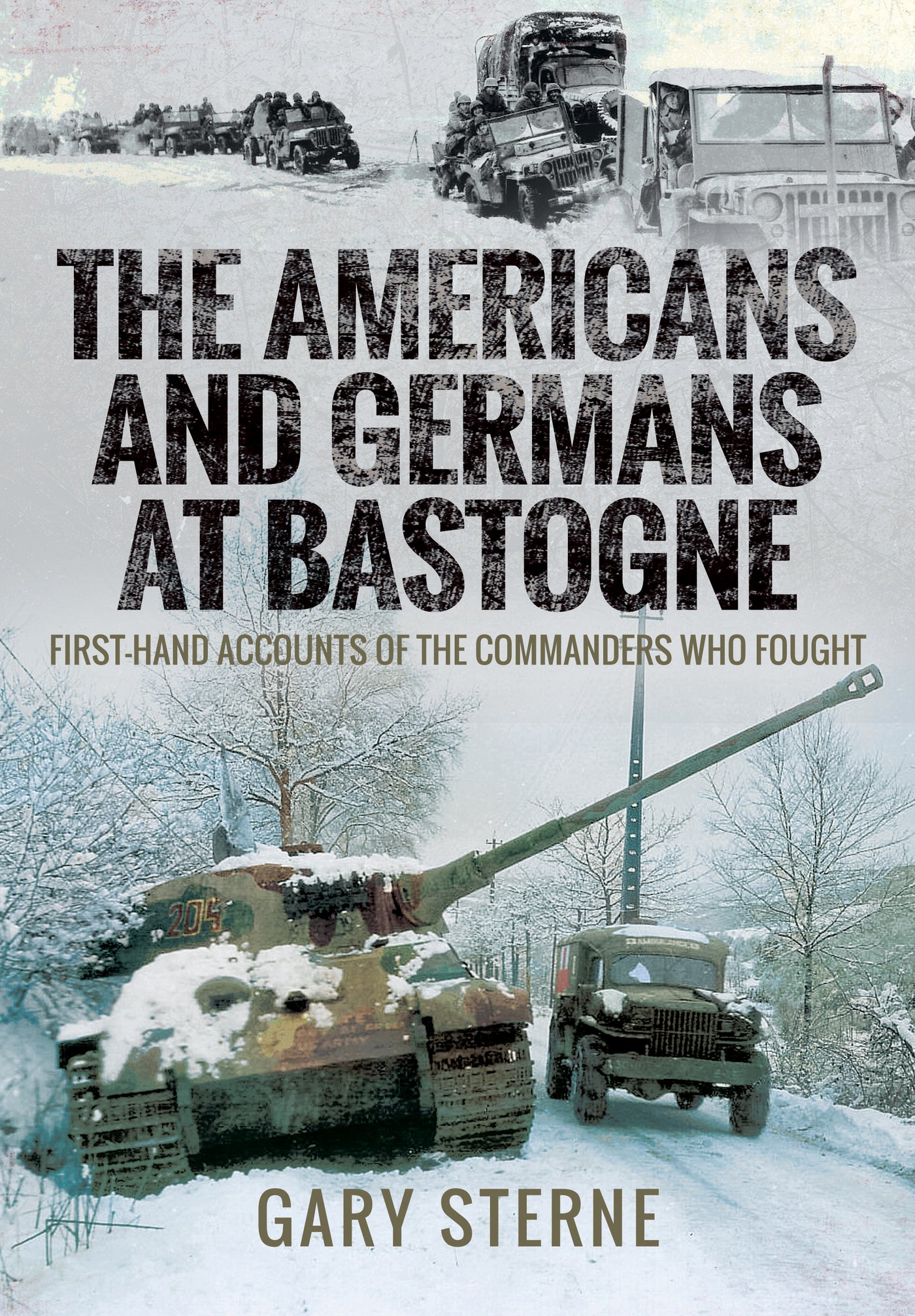 Die Amerikaner und Deutschen in Bastogne 