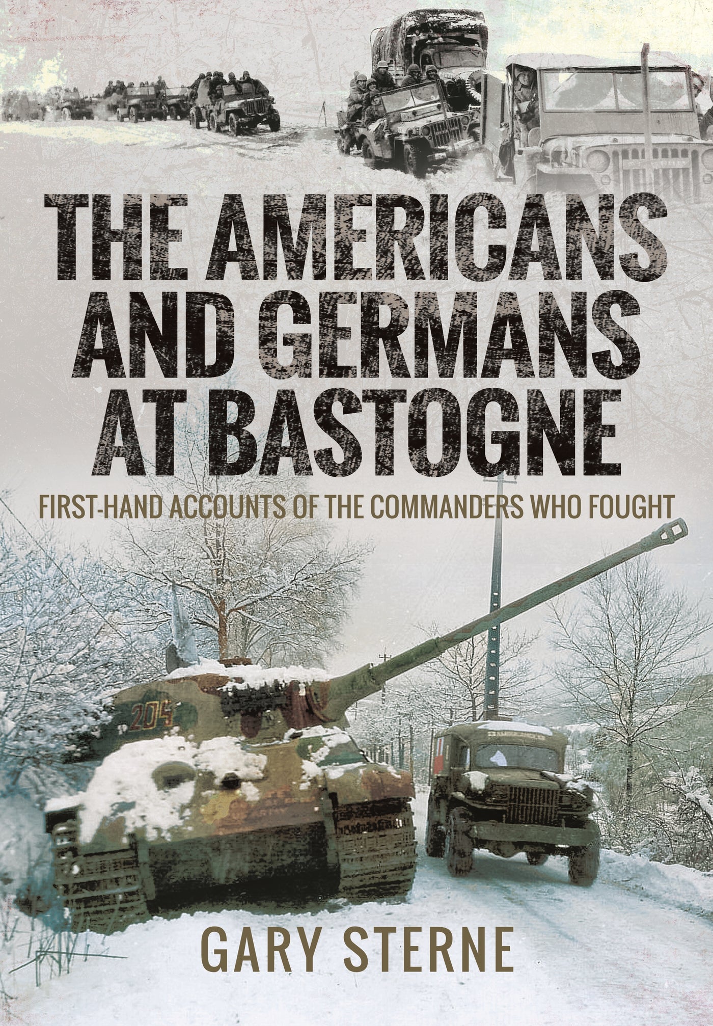 Die Amerikaner und Deutschen in Bastogne 