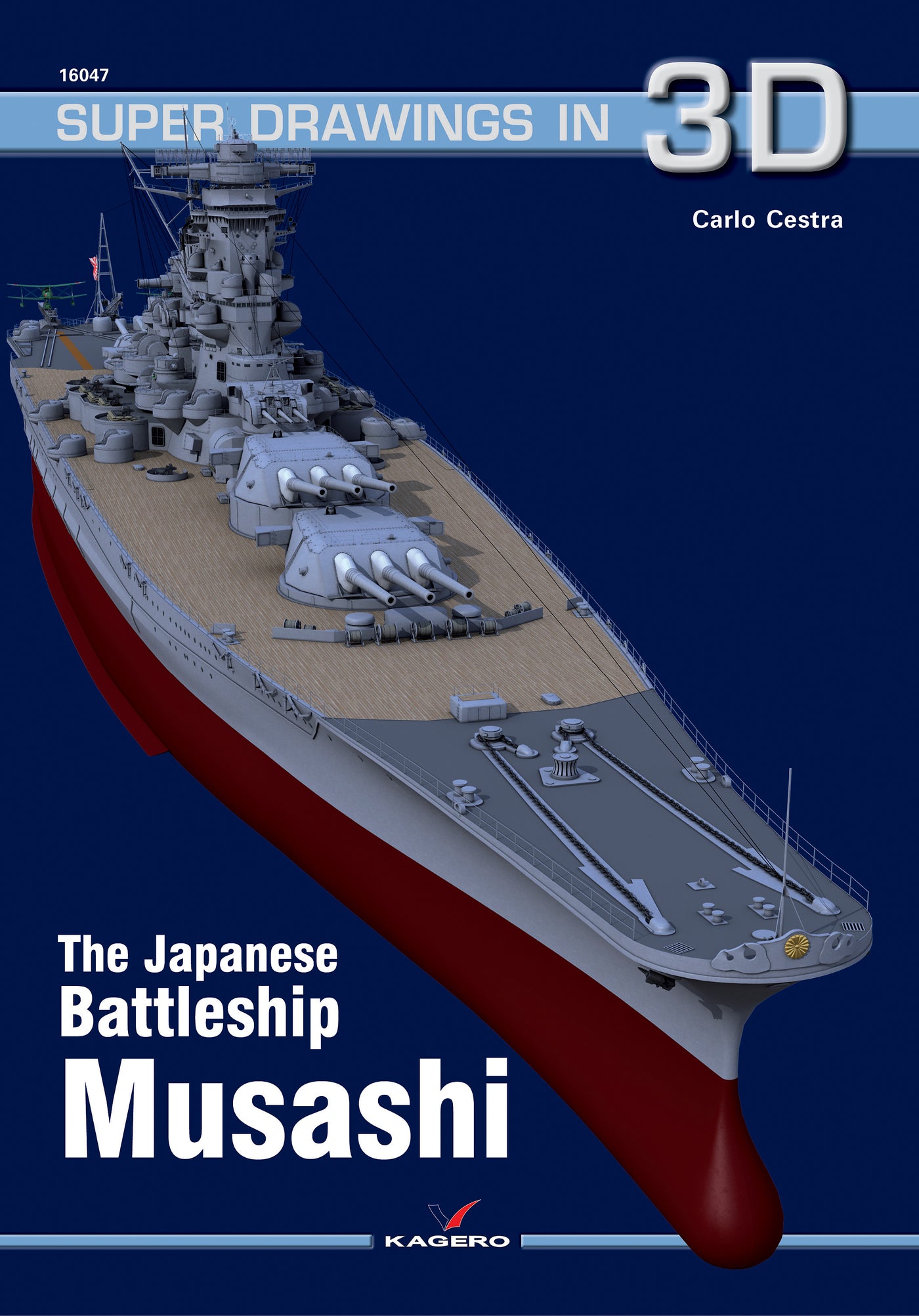 Das japanische Schlachtschiff Musashi 