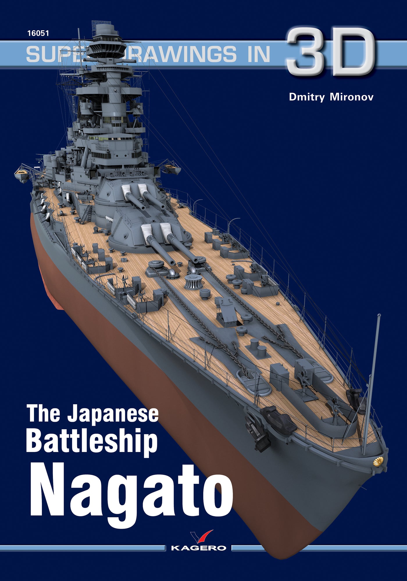Das japanische Schlachtschiff Nagato