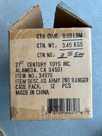 1/6th scale Uniform and Equipment set: WWII 2nd Ranger Battalion, (2003 production)