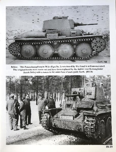 Panzer Tracts No.18: Panzerkampfwagen 38(t)