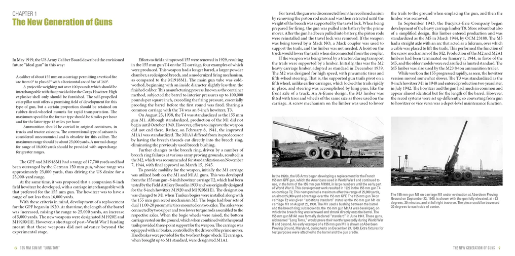 155 mm Gun M1 “Long Tom” : and 8-inch Howitzer in WWII and Korea