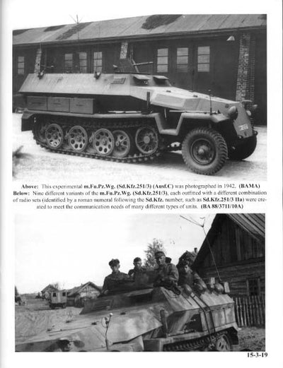 Panzertrakte Nr. 15-3: mSPW (Sd.Kfz.251) Ausf.C und D 