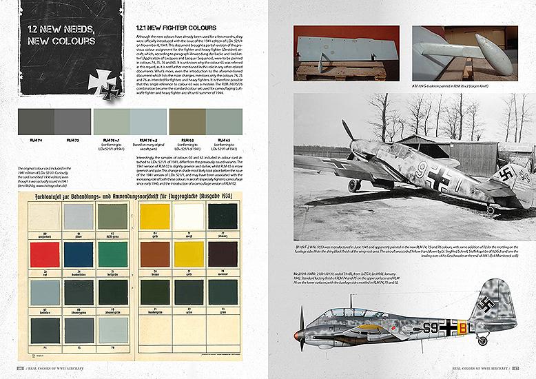Echte Farben von Flugzeugen aus dem Zweiten Weltkrieg
