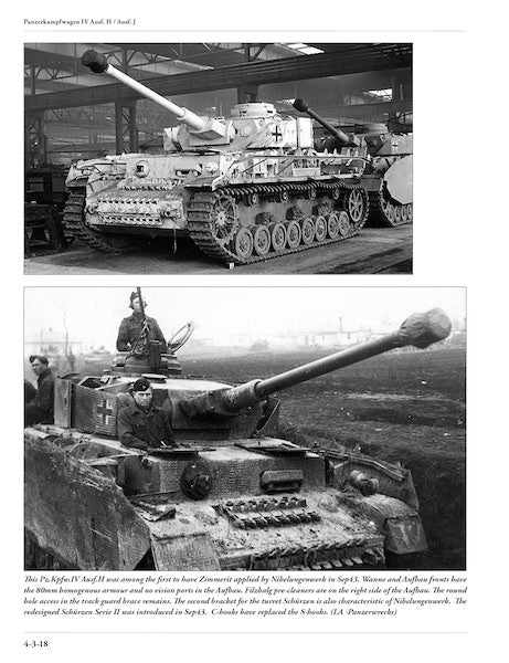 Panzer Tracts No.4-3: Pz.Kpfw.IV Ausf.H and J