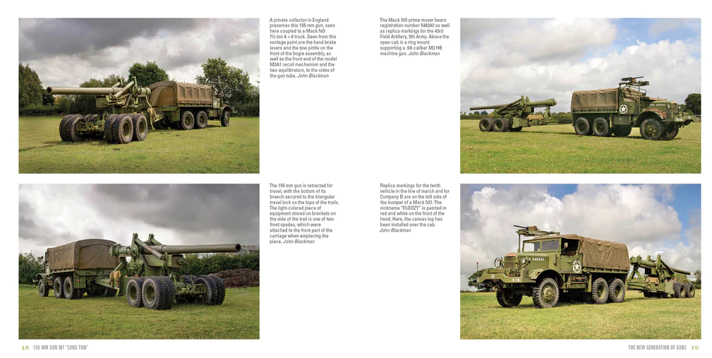 155 mm Gun M1 “Long Tom” : and 8-inch Howitzer in WWII and Korea