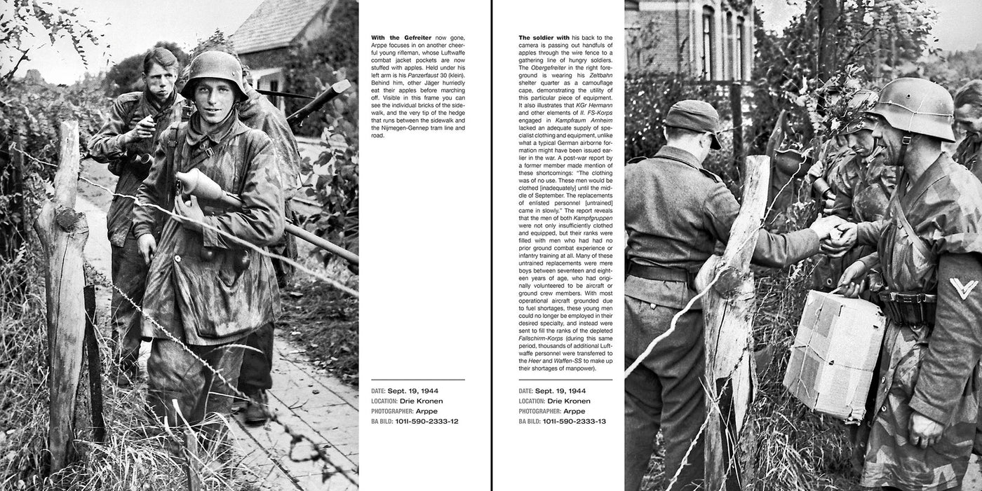 KAMPFRAUM ARNHEIM: Eine Fotostudie des deutschen Soldaten, der im September 1944 in und um Arnheim kämpfte 