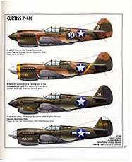 P-40 Curtiss From 1939 to 1945