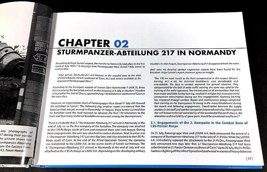 Kampfgeschichte der Sturmpanzer-Abteilung 217 